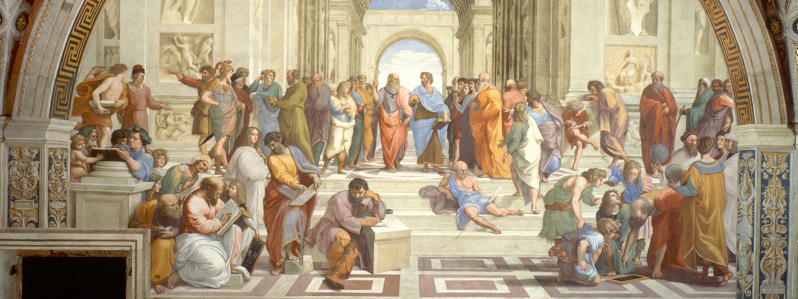 L'École d'Athènes, fresque de Raphaël