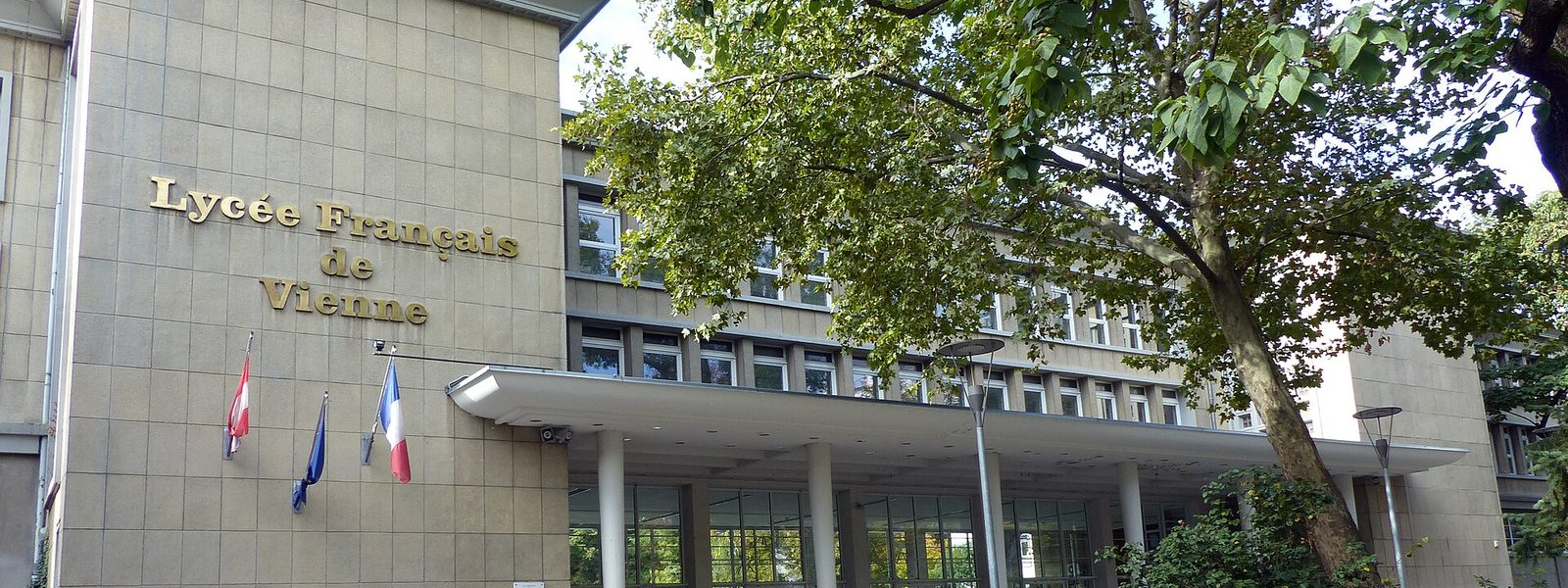 L'entrée du Lycée français de Vienne, en Autriche